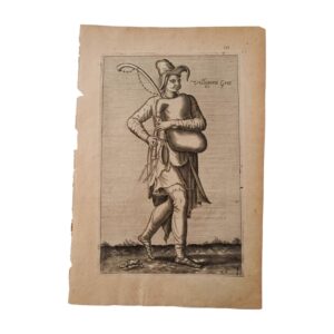 Γκραβούρα Έλληνα χωρικού 1662