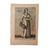 Γκραβούρα Ελληνίδας χωριανής 1662