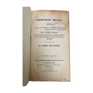 Ηροδότου Μούσαι-Herodoti Musae 1830