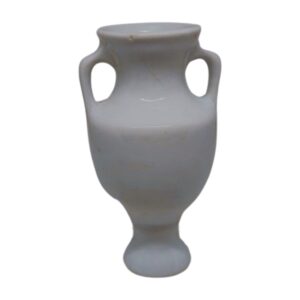 Πορσελάνινο Μικρό Βάζο Βεργίνα Με Ασημένιο Σκάλισμα