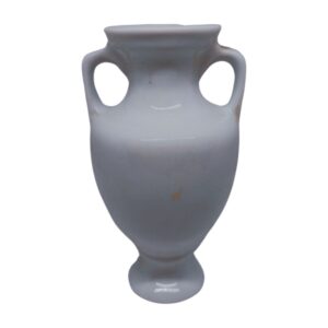 Πορσελάνινο Μικρό Βάζο Βεργίνα Με Ασημένιο Σκάλισμα