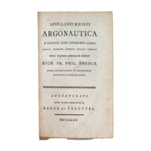 Απολλώνιος ο Ρόδιος Αργοναυτικά 1780