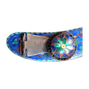 Ασημένιο cloisonné φλασκί