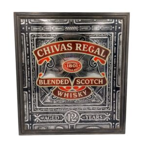 Διαφημιστική γυάλινη πινακίδα Chivas