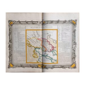 Χάρτης De L'Epire et De La Thessalie 1786