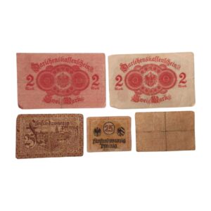 5 χαρτονομίσματα Γερμανίας 1914-1920