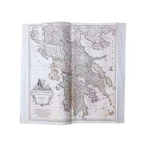 Χάρτης Græciae Antiquae Specimen Geographicum 1762