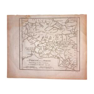 Χάρτης Φωκίδος & Δωρίδος 1819