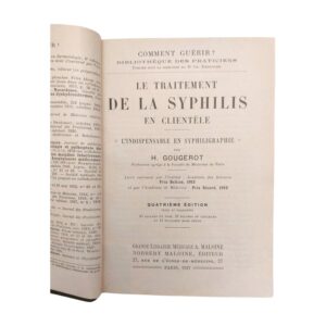Le traitement de la syphilis en clientèle l'indispensable en syphiligraphie